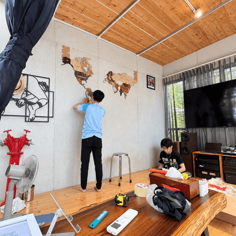 Bản Đồ Gỗ Thế Giới 3D Dán Tường - Mix 4 màu (New 2026) 16 ban-do-the-gioi-3d-migodecor