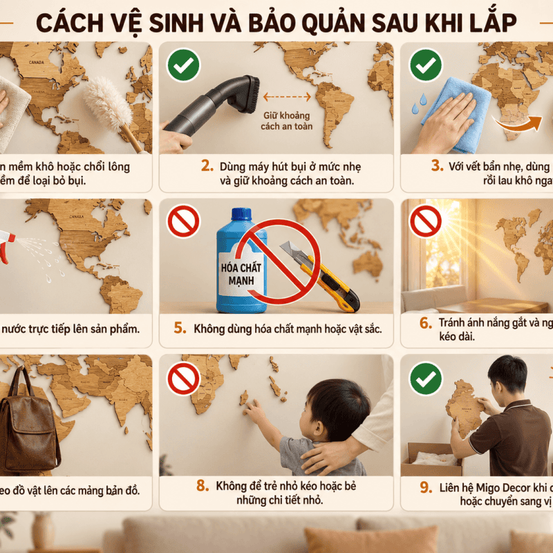 Bản Đồ Thế Giới 3D Dán Tường - Mix 2 màu (WM201) 18 Cach-ve-sinh-va-bao-quan-sau-khi-lap
